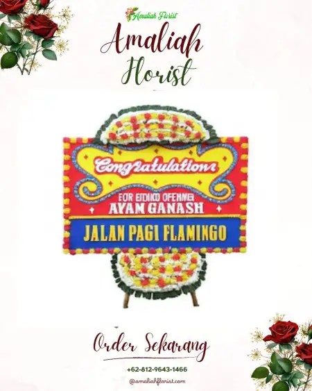 Sewa Papan Bunga Banda Mulia